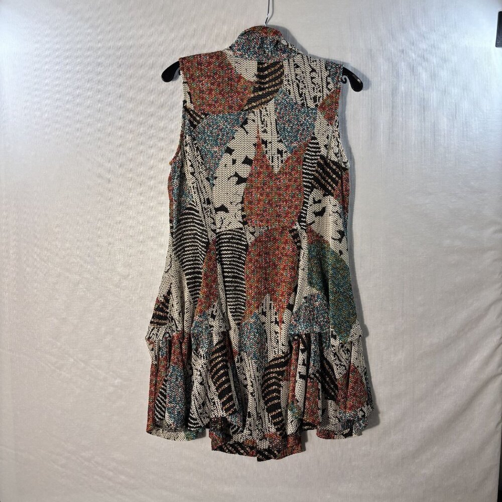 Ic By Connie K Patchwork-Style Knit Sleeveless Bu… - image 7